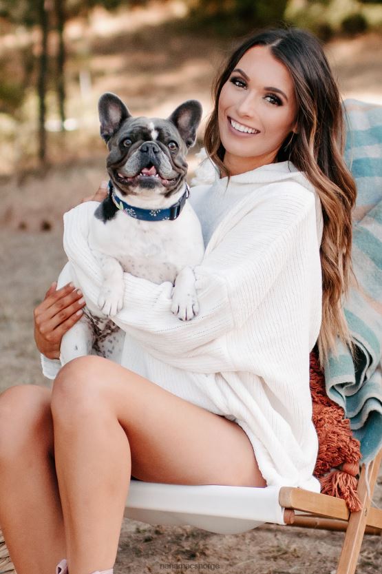 elfenbein NanaMacs søker etter komfort chenille strikket hettegenser 402NJ01739