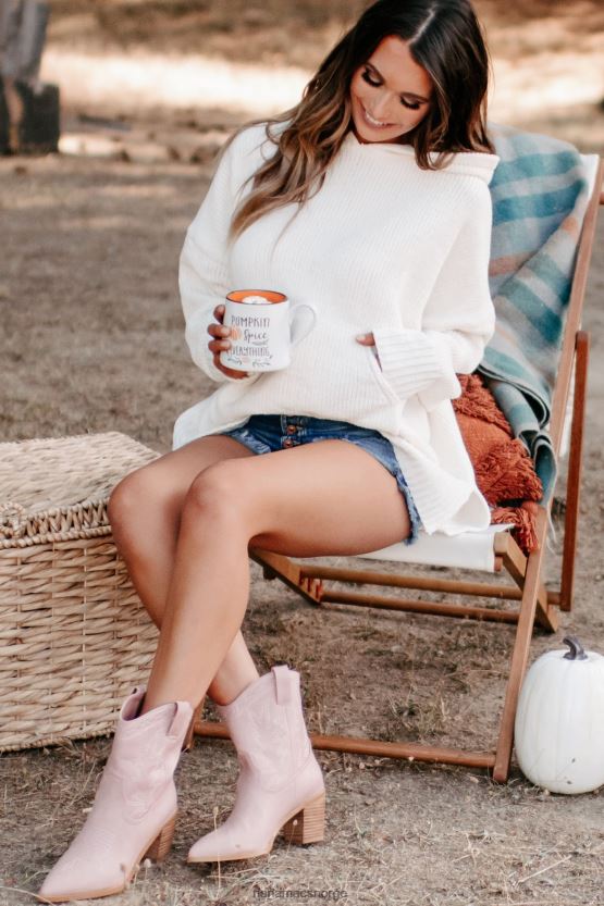 elfenbein NanaMacs søker etter komfort chenille strikket hettegenser 402NJ01739