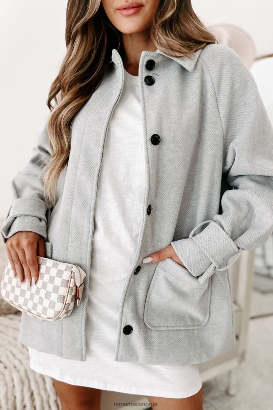 grå NanaMacs ser nettstedene børstet fleece pels 402NJ03787