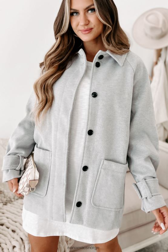 grå NanaMacs ser nettstedene børstet fleece pels 402NJ03787