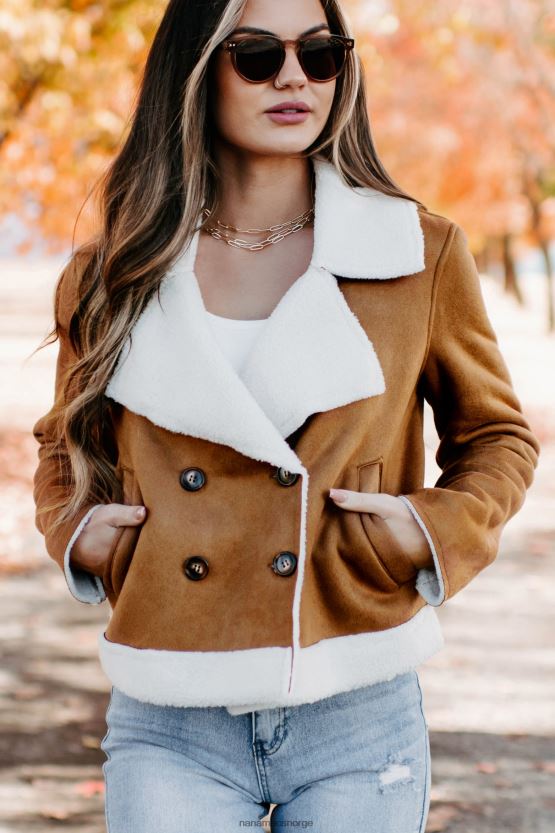 kamel NanaMacs western sunset faux shearling jakke 402NJ03806