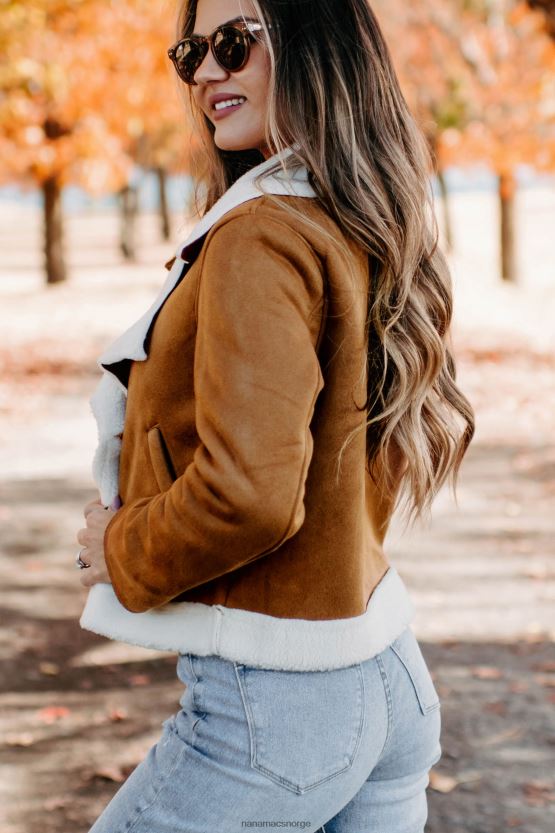 kamel NanaMacs western sunset faux shearling jakke 402NJ03806