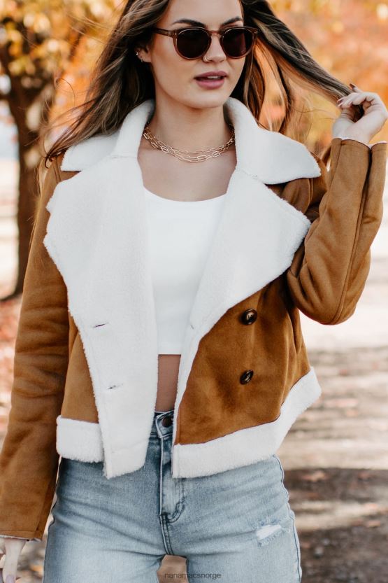 kamel NanaMacs western sunset faux shearling jakke 402NJ03806