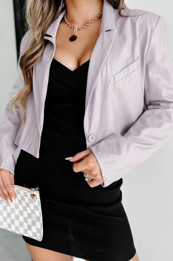 syrin NanaMacs rett på oppdragsjakke i kunstskinn 402NJ03808