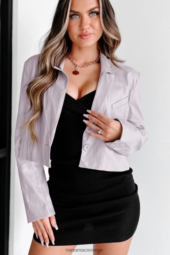 syrin NanaMacs rett på oppdragsjakke i kunstskinn 402NJ03808