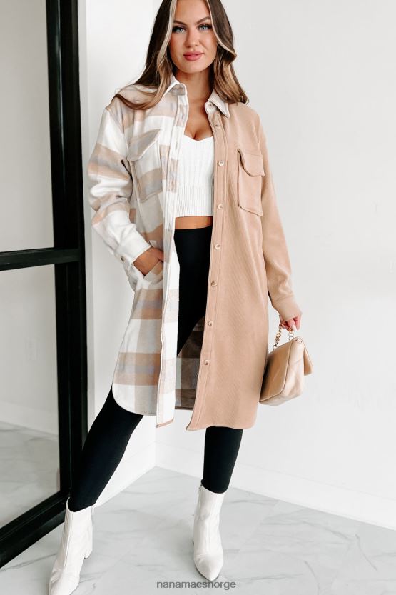 kamel NanaMacs Jeg kan ikke bestemme to tone shacket 402NJ03654