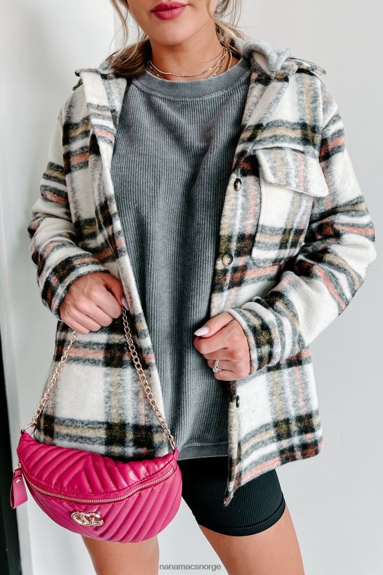 krem rust NanaMacs høst ønsker hette rutete shacket 402NJ03694