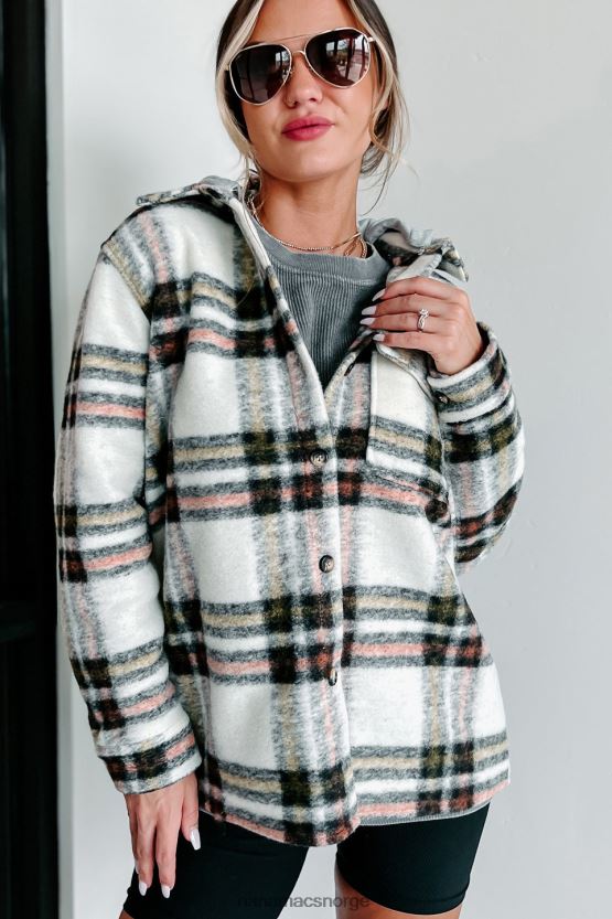 krem rust NanaMacs høst ønsker hette rutete shacket 402NJ03694