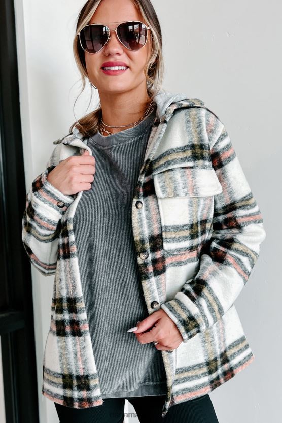 krem rust NanaMacs høst ønsker hette rutete shacket 402NJ03694