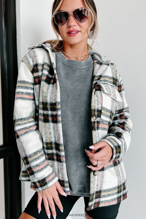 krem rust NanaMacs høst ønsker hette rutete shacket 402NJ03694