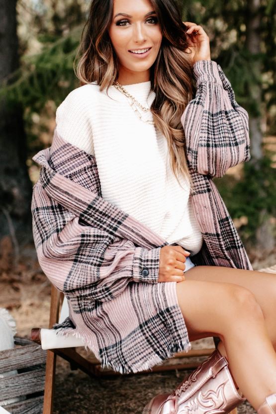 lilla NanaMacs gå seg vill pledd shacket 402NJ03710