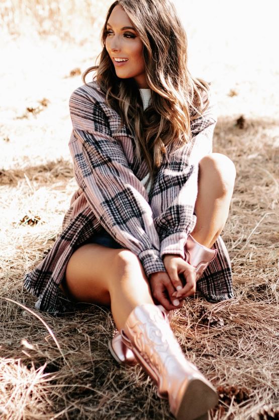 lilla NanaMacs gå seg vill pledd shacket 402NJ03710