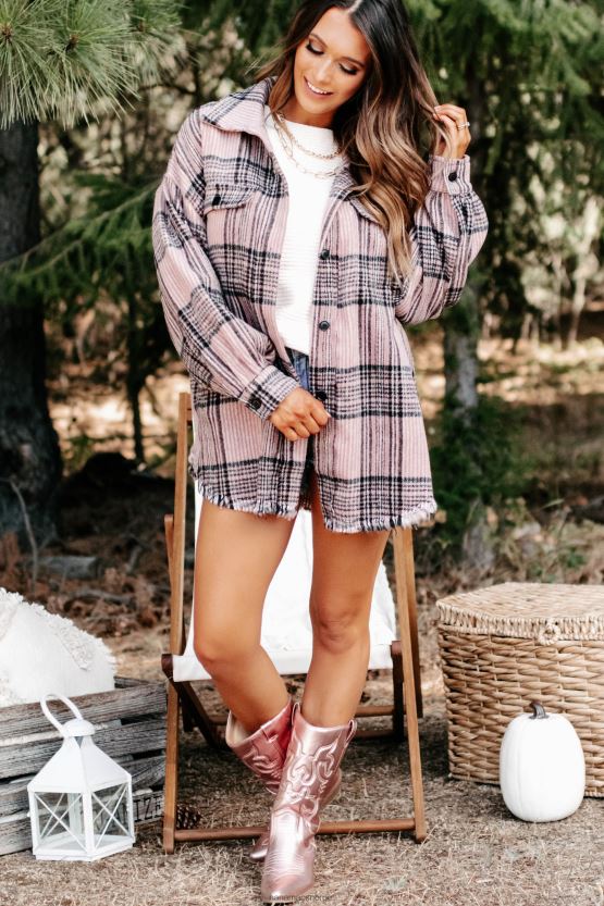 lilla NanaMacs gå seg vill pledd shacket 402NJ03710