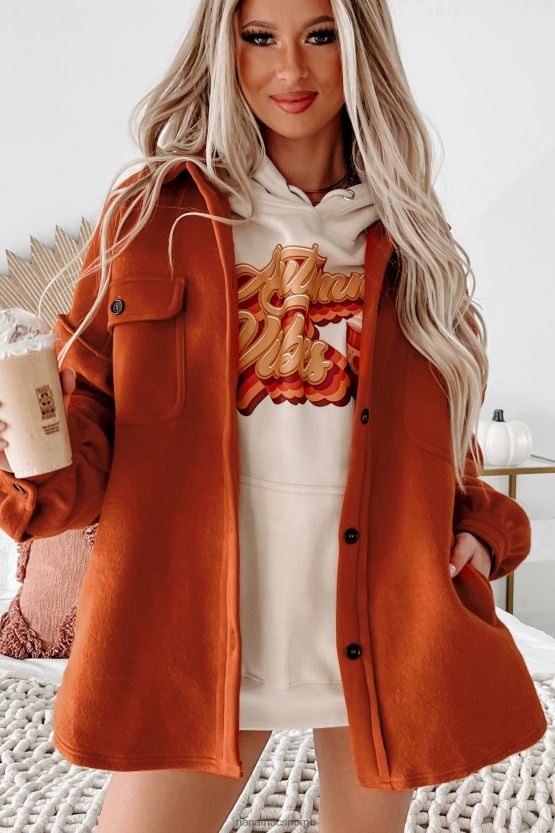 rust NanaMacs om byen button up shacket 402NJ03678