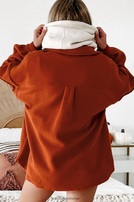 rust NanaMacs om byen button up shacket 402NJ03678
