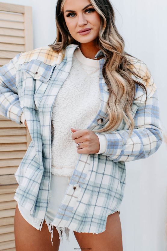 salvie multi NanaMacs lange kjører blandet rutete shacket 402NJ03699