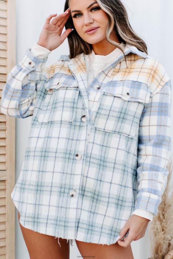 salvie multi NanaMacs lange kjører blandet rutete shacket 402NJ03699