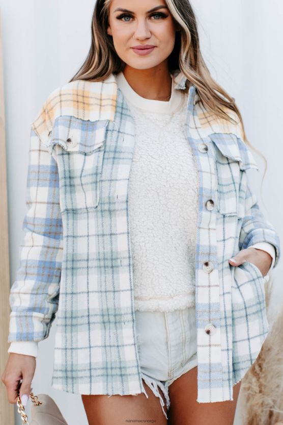 salvie multi NanaMacs lange kjører blandet rutete shacket 402NJ03699