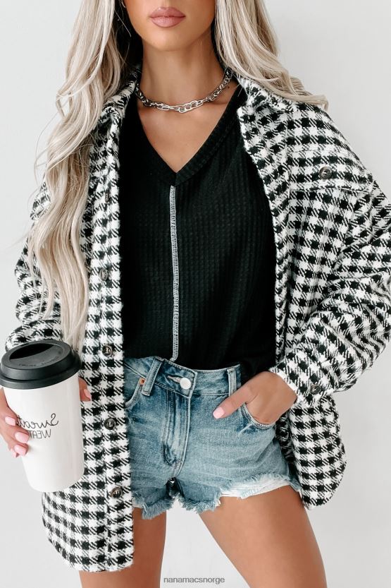 svart NanaMacs en herlig følelse av tøffe sjakk 402NJ03691