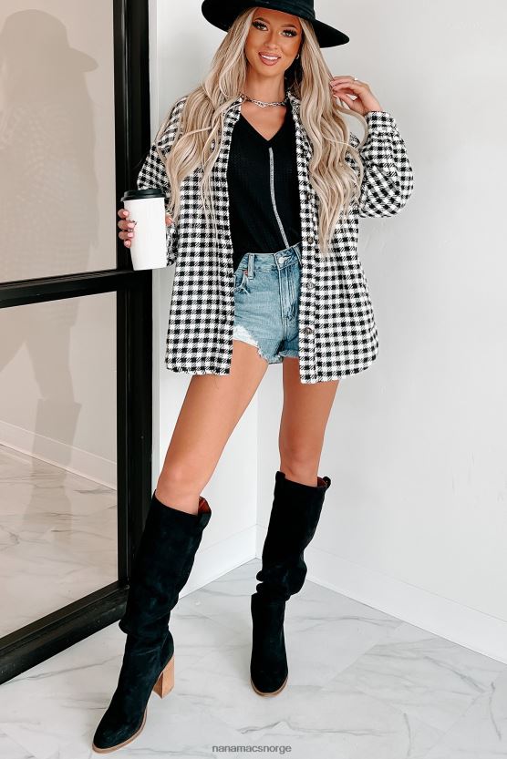 svart NanaMacs en herlig følelse av tøffe sjakk 402NJ03691