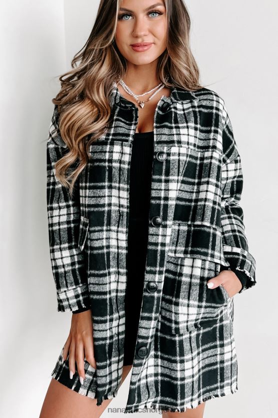 svart NanaMacs få fart på rutete shacket 402NJ03657