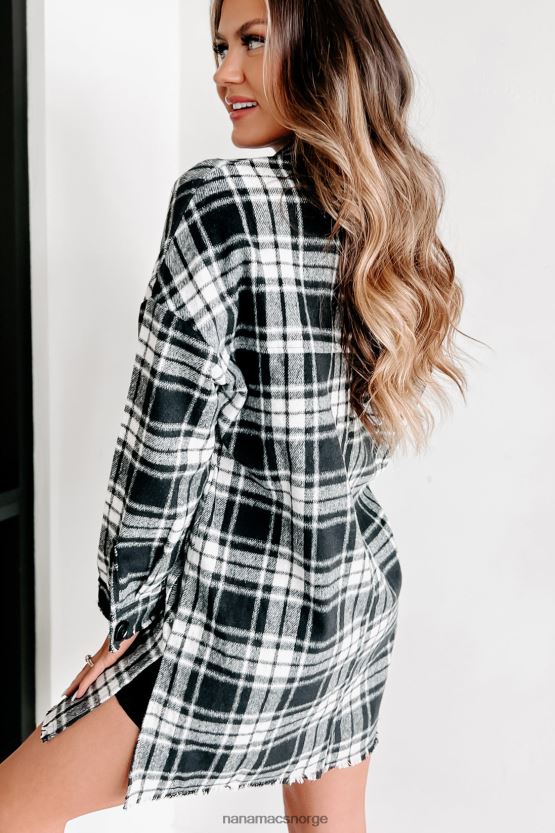 svart NanaMacs få fart på rutete shacket 402NJ03657