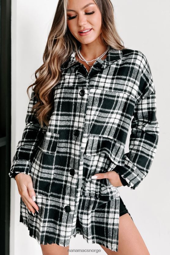 svart NanaMacs få fart på rutete shacket 402NJ03657