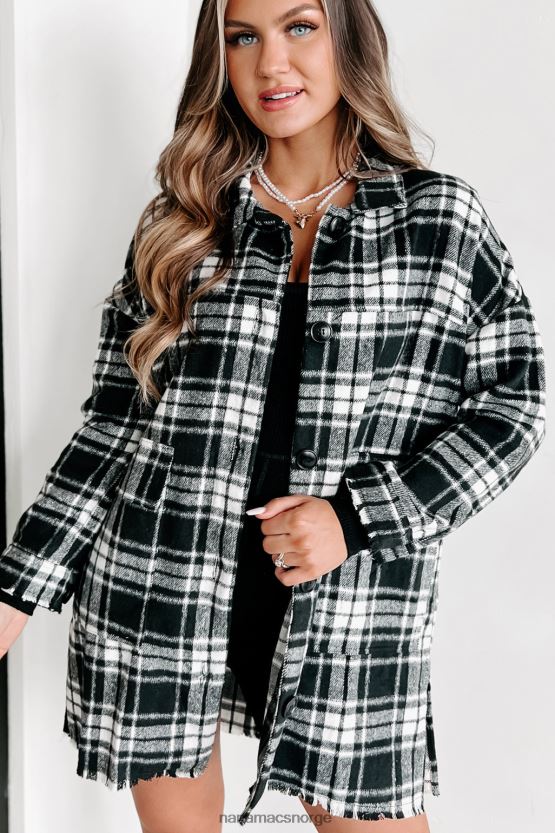 svart NanaMacs få fart på rutete shacket 402NJ03657