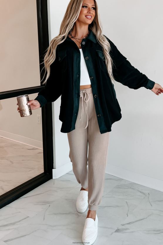 svart NanaMacs koselige bålkvelder overdimensjonert fleecehytte 402NJ03718