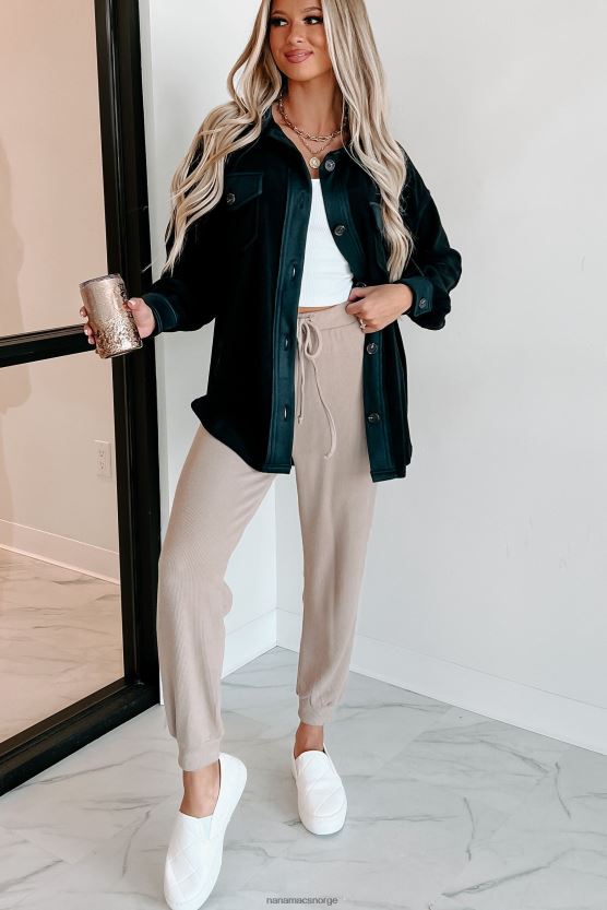 svart NanaMacs koselige bålkvelder overdimensjonert fleecehytte 402NJ03718