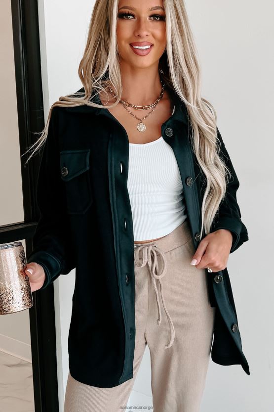 svart NanaMacs koselige bålkvelder overdimensjonert fleecehytte 402NJ03718