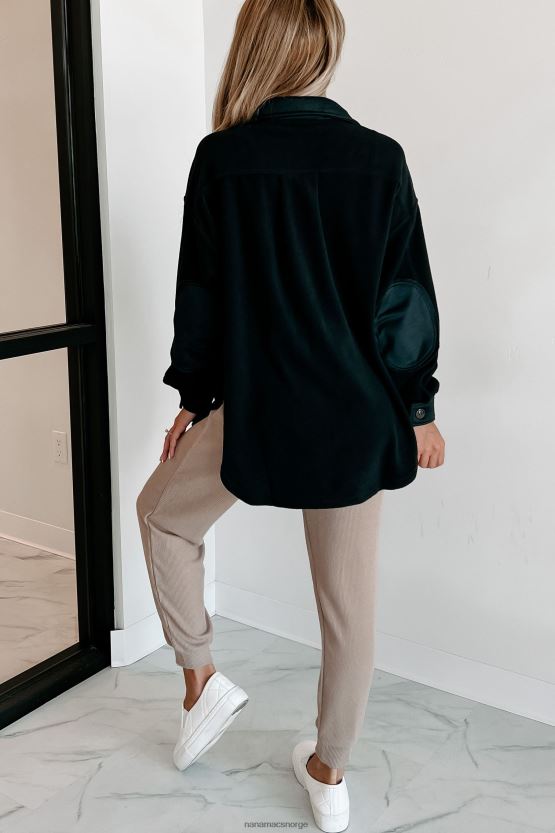 svart NanaMacs koselige bålkvelder overdimensjonert fleecehytte 402NJ03718