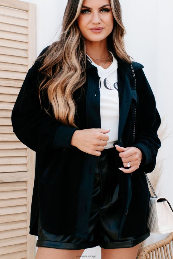 svart NanaMacs koselige bålkvelder overdimensjonert fleecehytte 402NJ03718