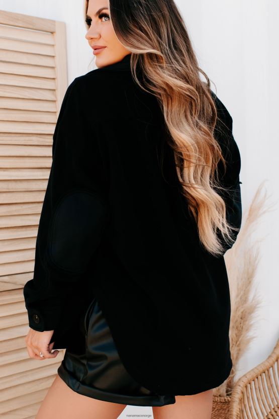 svart NanaMacs koselige bålkvelder overdimensjonert fleecehytte 402NJ03718