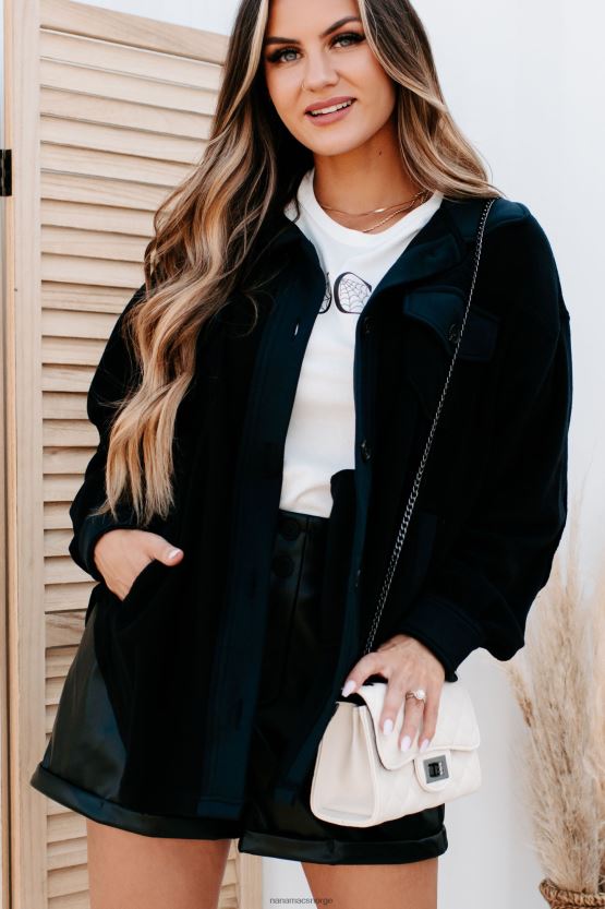 svart NanaMacs koselige bålkvelder overdimensjonert fleecehytte 402NJ03718