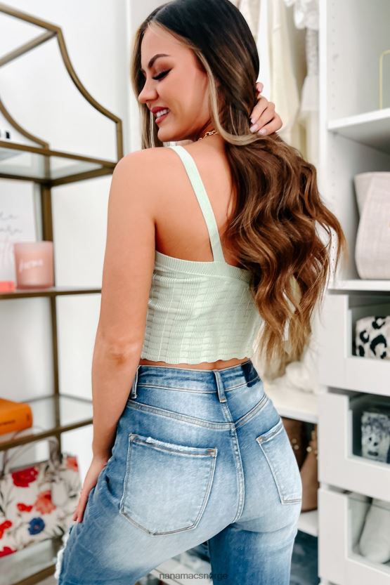 agurk NanaMacs moro i solen ruched strikket tank 402NJ0947