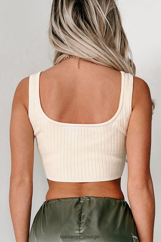 ecru NanaMacs søt på øynene genser strikk tank 402NJ01266