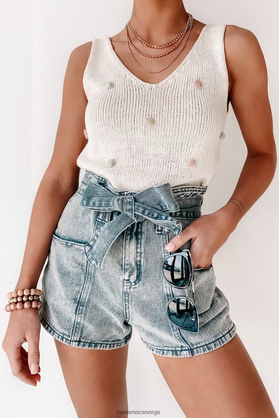 elfenben multi NanaMacs helle meg en glass strikket tank 402NJ01705