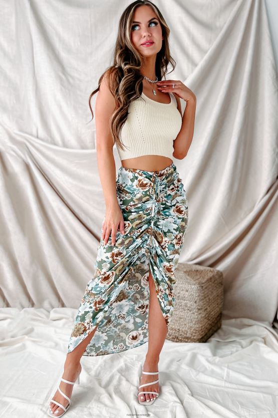 krem NanaMacs cora cropped ribbestrikket tanktopp 402NJ01421