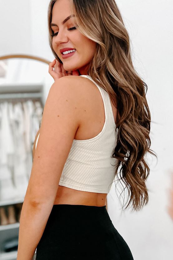 naturlig NanaMacs raske beslutninger mineralvask ribbet avlingstank 402NJ0745