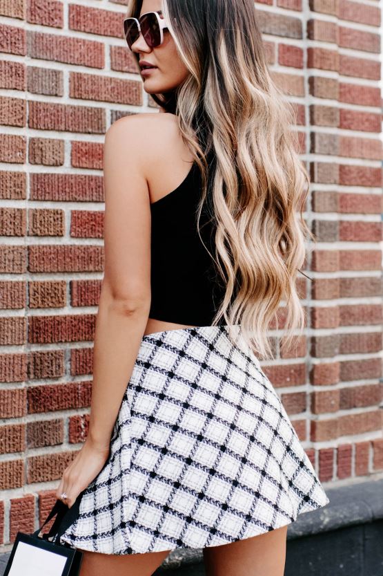 svart NanaMacs tapt i lag beskåret genser tank 402NJ01290