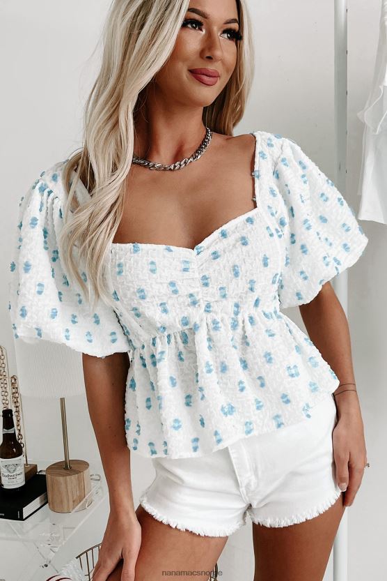 hvit NanaMacs bo sentrert puffermet topp 402NJ0794