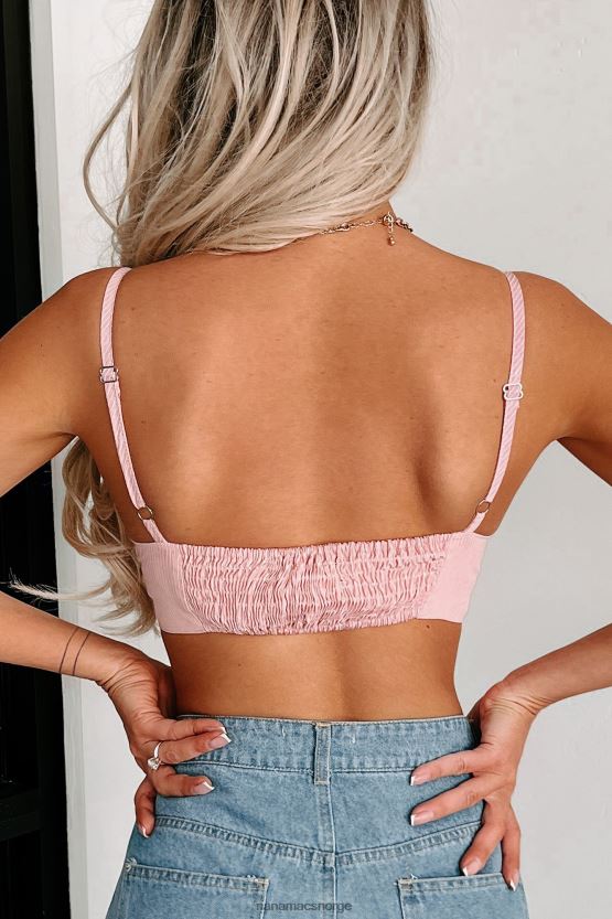 rosa NanaMacs søte skritt strippet toppsett 402NJ01153