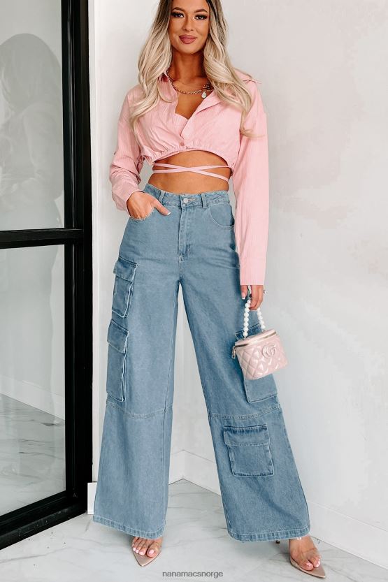 rosa NanaMacs søte skritt strippet toppsett 402NJ01153