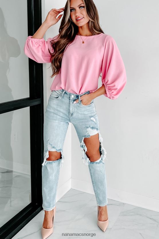 rosa NanaMacs veien til storhet lanterne ermet topp 402NJ0892