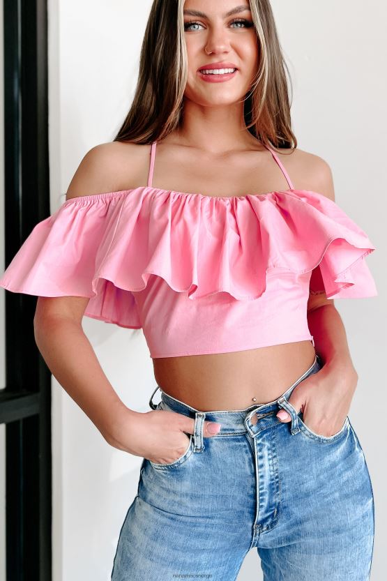 rosa NanaMacs øyne på premien kalde skulder toppen 402NJ0785