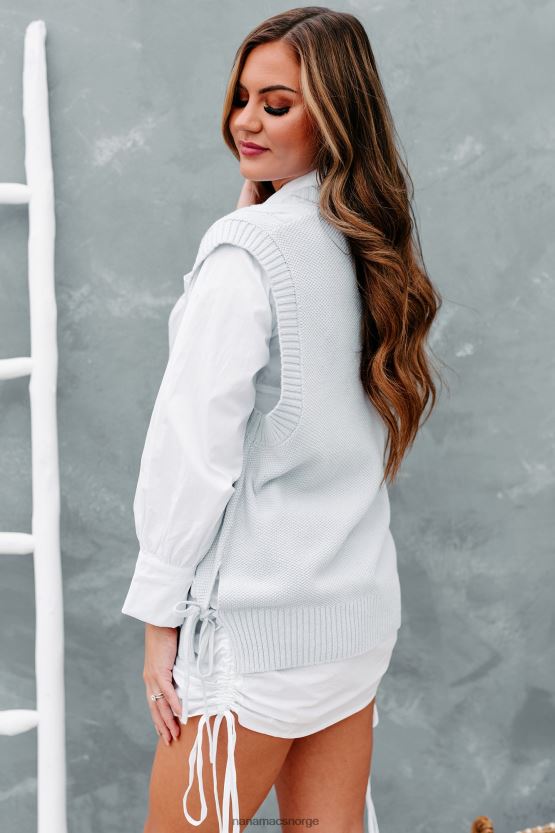 blå NanaMacs etter skoletid spesiell kabelstrikket genservest 402NJ01745