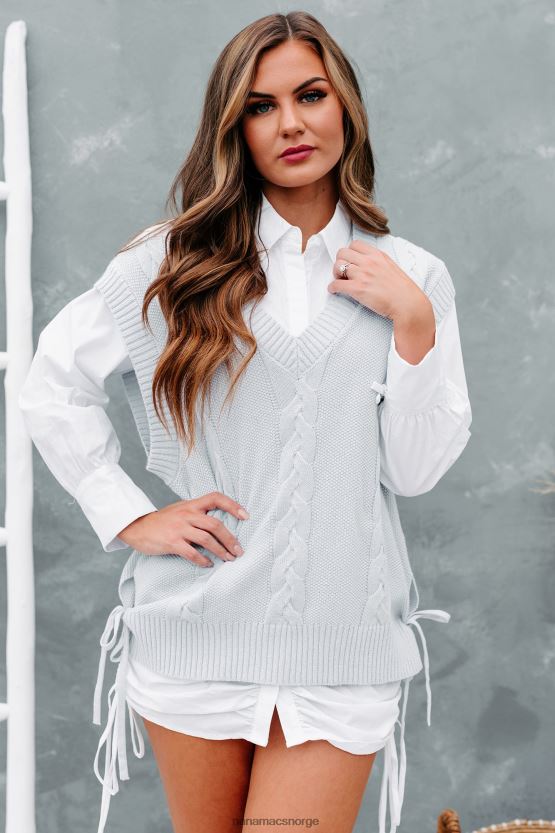 blå NanaMacs etter skoletid spesiell kabelstrikket genservest 402NJ01745